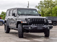This Jeep Wrangler Unlimited Willys 4x4 has a strong Intercooled Turbo Premium Unleaded I-4 2.0 L/12... (image 8)