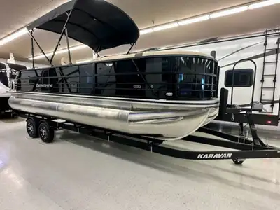 BOAT, MOTOR, AND TRAILER PACKAGE HIGHEND, LUXURY CTS MODEL. Blacked out package with black exterior...