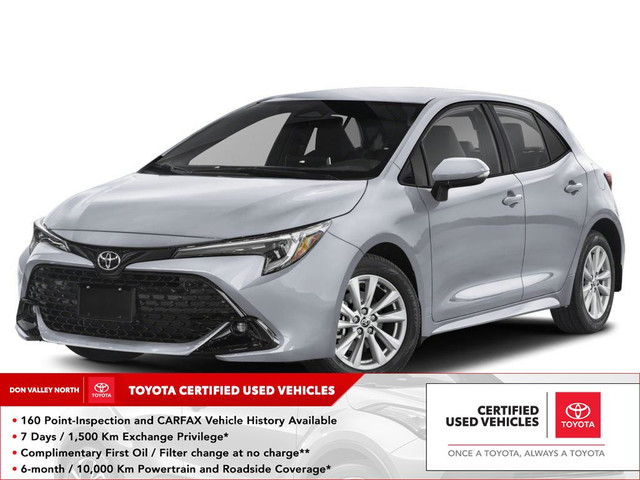2024 Toyota Corolla Hatchback INCOMING | CERTIFIED | ACCIDENT... in Cars & Trucks in City of Toronto