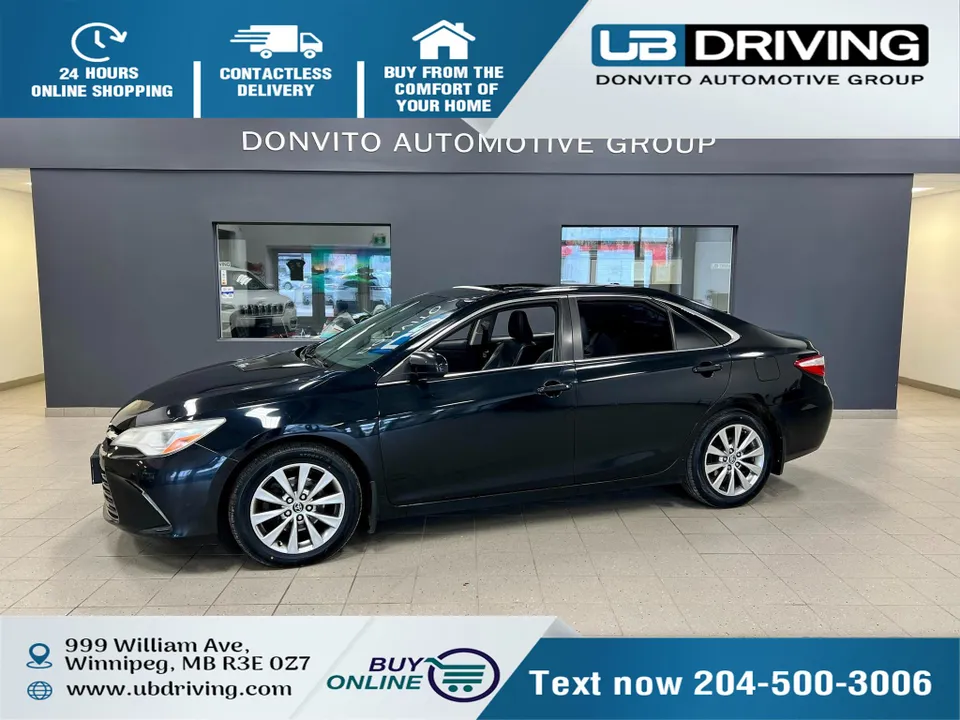 2015 Toyota Camry XLE V6 LEATHER SEATING, SUNROOF, V6!!!
