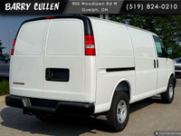 Introducing the 2025 Chevrolet Express Cargo Van in a crisp white hue with Rear-Wheel Drive that pro... (image 3)