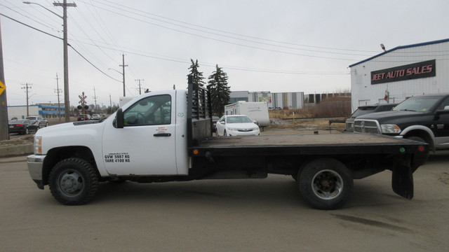 2012 CHEVY SILVERADO 3500 DUALLY REGULAR CAB FLAT DECK in Cars & Trucks in Edmonton