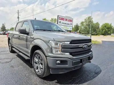 2018 FORD F-150 LARIAT FX4 4WD SUPERCREW ! COMES CERTIFIED , VERY SOLID TRUCK , BRAND NEW TIRES INST...