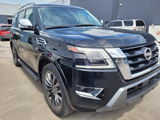 2021 Nissan Armada PLATINUM | REAR ENTERTAINMENT | HAIL SAVINGS in Cars & Trucks in Calgary - Image 3