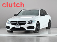 2018 Mercedes-Benz C-Class C 300 4Matic AWD w/ Nav, Heated Front