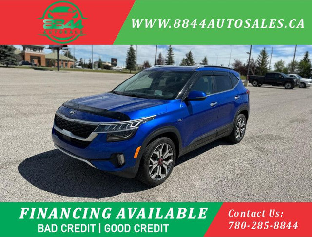 2021 KIA Seltos SX 1.6L TURBO, AWD, HEATED & VENTILATED SEATS, S in Cars & Trucks in Calgary