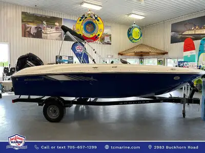 $199/biweekly with taxes down, OAC. Check out this 2023 Bayliner Element E18 for sale at Town & Coun...