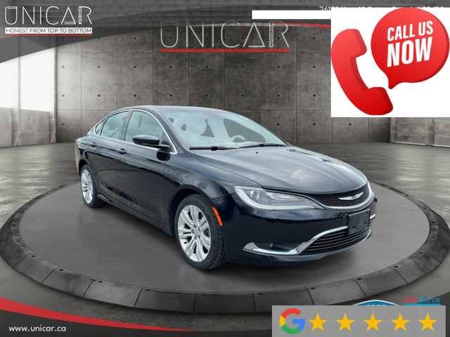 2015 Chrysler 200 Limited Backup Cam Sunroof Bluetooth A/C Cruis in Cars & Trucks in Markham / York Region
