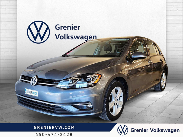 2018 Volkswagen Golf ENS. ÉCLAIRAGE+SIMILICUIR+CARPLAY BAS KM+EN in Cars & Trucks in Laval / North Shore