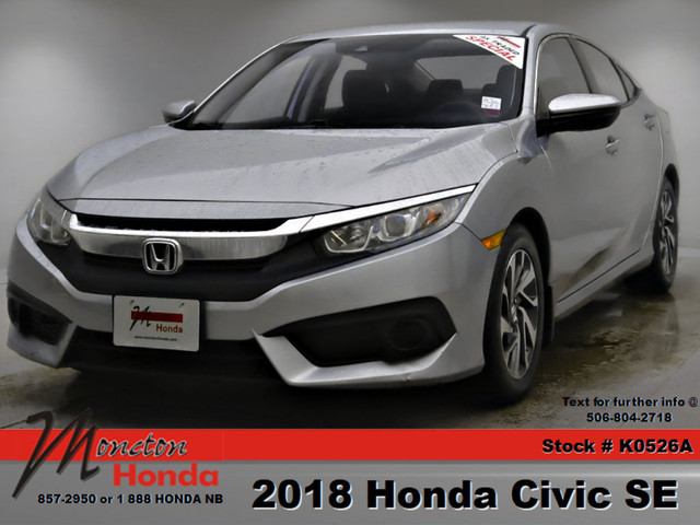  2018 Honda Civic SE in Cars & Trucks in Moncton