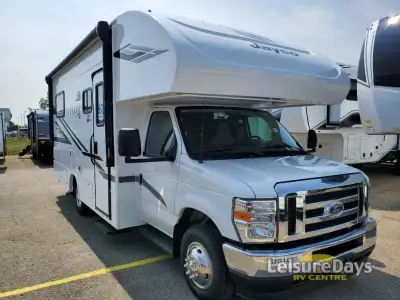 Jayco Redhawk SE Class C gas motorhome 22AF highlights: Bunk Over Cab U-Shaped Dinette 60in.in. x 74...