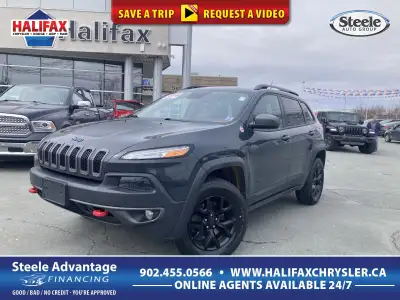 2016 Jeep Cherokee Trailhawk - NAV, HTD AND COOLED MEMORY LEATHE