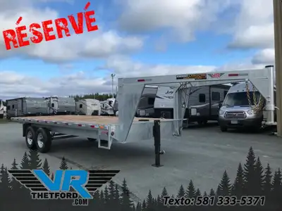VR Thetford Paiement à partir de 0$/sem. + TX. 2023 Laroche GAB102X20 Plateforme 2X7000 - 2 102 KG -...