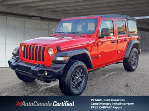 2024 Jeep Wrangler Sport S | 2.0L Turbo | 12.3-Inch Display | Adaptive Cruise | Heated Seats | Softtop | No Accidents