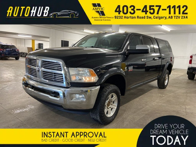 2010 Dodge Ram 3500 LARAMIE Mega Cab LEATHER NAV SUNROOF DVD in Cars & Trucks in Calgary