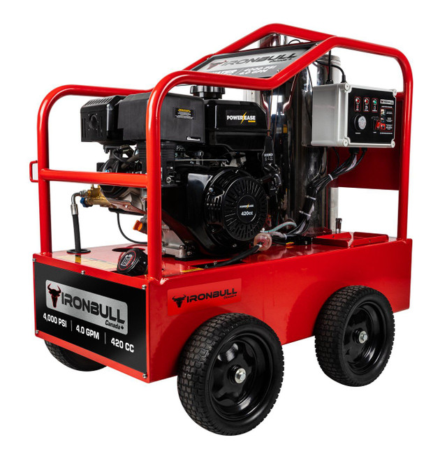2024 IronBull Hot Water Pressure Washer 4,000PSI 4.0GPM (7 IN ST in Heavy Equipment in London - Image 3