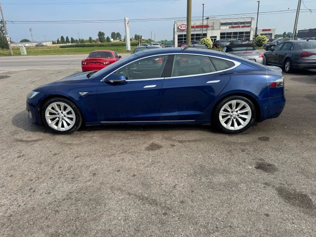 2016 Tesla Model S AS IS, 90D, EX TESLA SERVICE, BLUE, NO REAR S in Cars & Trucks in London - Image 2