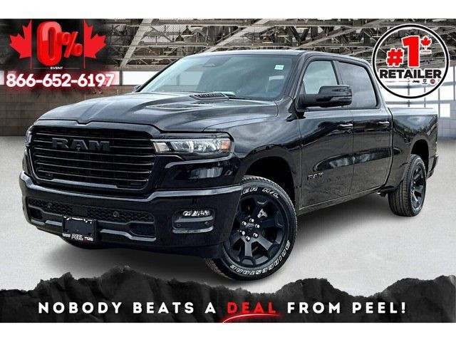2025 Ram 1500 SPORT Pano Roof Sport Hood Leather NIght in Cars & Trucks in Mississauga / Peel Region