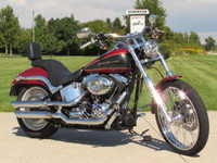  2007 Harley-Davidson FXSTD Softail Deuce Fire Red Pearl / Black