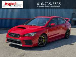 2019 Subaru WRX STI Limited 4dr Sedan AWD w/Wing (2.5L 4cyl Turbo 6M)