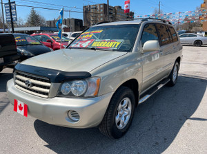 2003 Toyota Highlander 4WD 4X4 V6 SUV PWR GROUP......LOW LOW KMS...EXCELLENT COND.