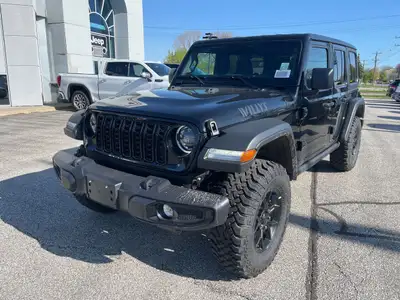 Brand-New 2025 Jeep Wrangler 4-Door Willys Edition – Built to Roam Styled to Stand OutGet ready to o...