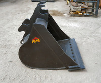 FMS 120 SERIES EXCAVATOR CLEAN UP BUCKET WITH WBM STYLE LUGS