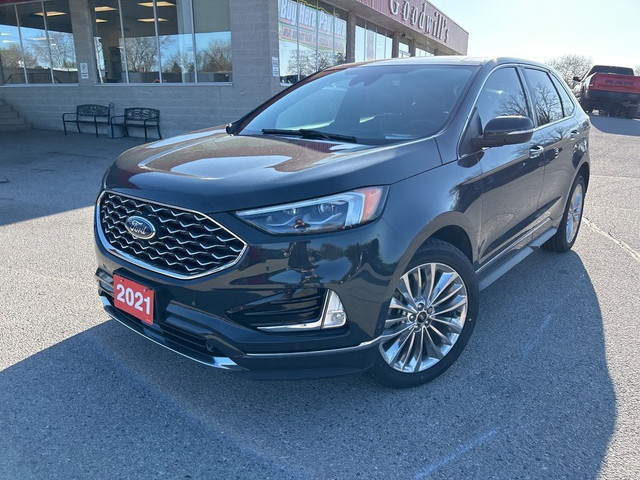  2021 Ford Edge TITANIUM, AWD, NAV, BACKUP CAM, CLEAN CARFAX! in Cars & Trucks in London - Image 2