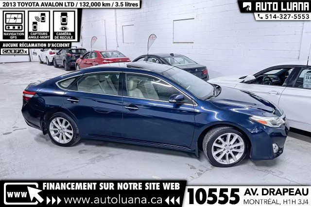 2013 TOYOTA Avalon Limited NAVI/CAM/ANGLE MORT/CRUISE ADAPTIF in Cars & Trucks in City of Montréal - Image 2