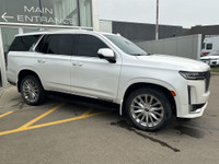 The 2022 Cadillac Escalade stands tall with commanding style and capability, finished in Crystal Whi... (image 8)
