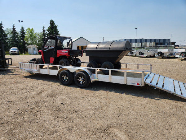 2023 Stronghaul UATR8522DR 82 x 22? ALUMINUM TANDEM RAIL SIDE -  in Cargo & Utility Trailers in St. Albert - Image 4
