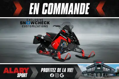 Cette MOTONEIGE POLARIS 650 INDY VR1 137 2026 EXCLUSIF SNOWCHECK est disponible DÈS MAINTENANT! Cont...