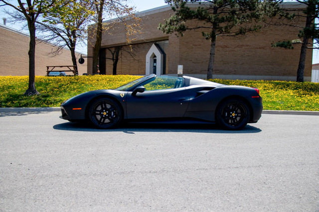 2017 Ferrari 488 Spider Special option MATTE BLACK PAINT in Cars & Trucks in Mississauga / Peel Region - Image 4