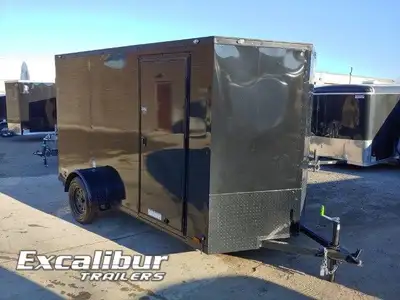*** INCLUDES FREIGHT & PDI Just Add Taxes 6 X 12 Venom Fully Loaded Single Axle Cargo Trailer with B...