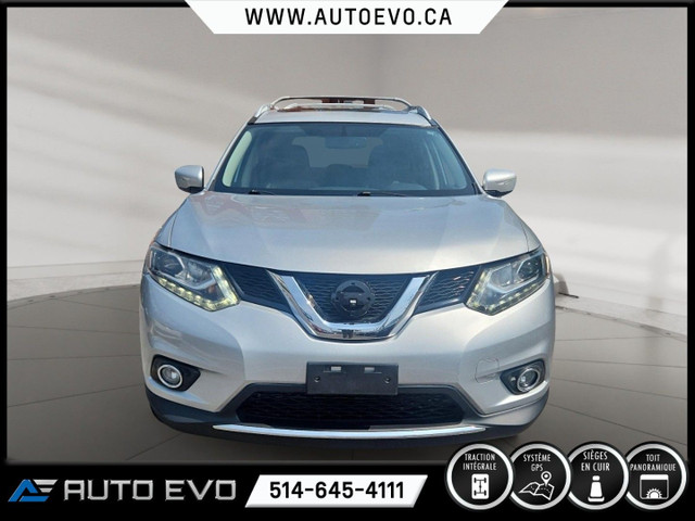 2014 Nissan Rogue SL AWD * CUIR * TOIT PANO * DVD * FULL EQUIPE  in Cars & Trucks in City of Montréal - Image 2