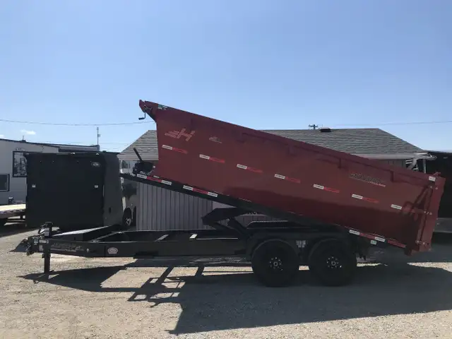 2025 HORIZON ROLL-OFF 16′ DUMP TRAILER  in Cargo & Utility Trailers in London - Image 5