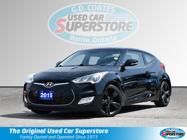 2015 Hyundai Veloster Tech ~Nav ~Camera ~Heated Leather ~Panoram in Cars & Trucks in Barrie