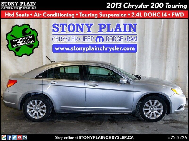  2013 Chrysler 200 Touring - Htd Seats, Touring Suspension, 2.4L in Cars & Trucks in St. Albert - Image 3
