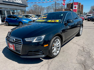 2017 Audi A4 Progressiv QUATTRO TFSI BT NAVI REV CAM PARK ASST LEATHER...MINT