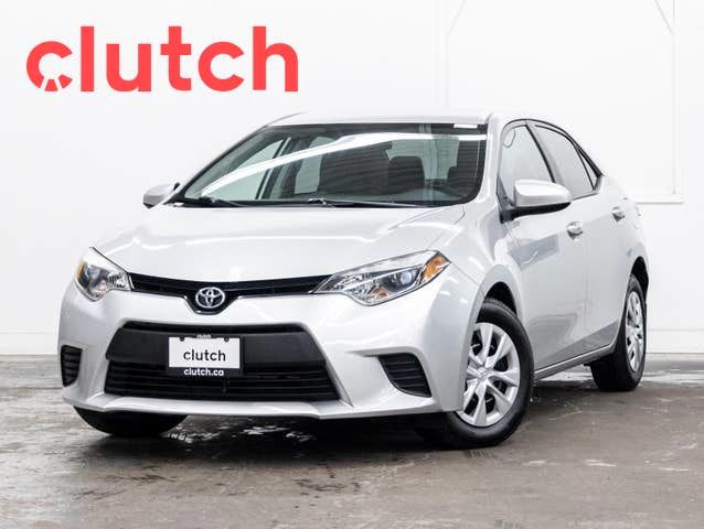 2015 Toyota Corolla CE w/Bluetooth, Climate Control, 12v Socket in Cars & Trucks in City of Toronto