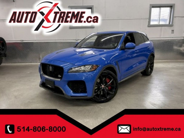 2020 Jaguar F-PACE SVR / 550 HP / PANO ROOF dans Autos et camions  à Ville de Montréal