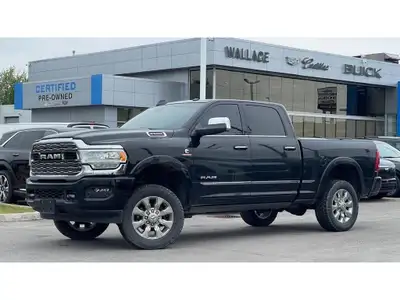 2022 RAM 2500 LIMITED CREW CAB 4X4 Power. Luxury. Capability. No Compromises. Exterior: Diamond Blac...