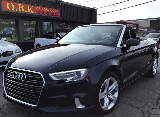 2017 AUDI A3 Premium S Tronic-CONVERTIBLE-BLUETOOTH-SIEGES CHAUI in Cars & Trucks in Laval / North Shore