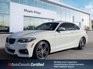 2021 BMW 2 Series 230i xDrive | 2.0L Turbo | AWD | Low KM | Navigation | Lane Depart | Apple CarPlay | Heated Seats