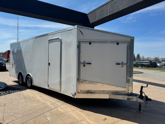 2022 Lightning 8x22 Plus 4' V Nose Aluminum in Cargo & Utility Trailers in Sault Ste. Marie - Image 3