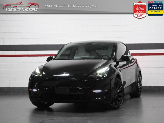 2022 Tesla Model Y Performance No Accident White Leather Dual Mo in Cars & Trucks in Mississauga / Peel Region