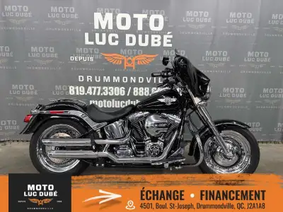 Harley-Davidson FLSTF Fat Boy 2017 SEULEMENT 32 187 KM MOTO CANADIENNE ALARME MOTEUR 103 PO CUBE ROU...