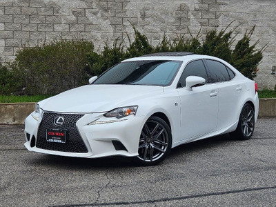 2016 Lexus IS 300 F SPORT-AWD-RED LEATHER-NAVIGATION-LOADED