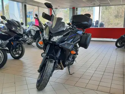 Engine: 847 cc inline‑3, liquid‑cooled, DOHC; 115 hp @ 10,000 rpm, 64 lb‑ft torque @ 8,500 rpm Trans...