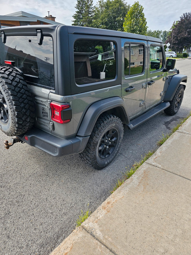 2021 Jeep Wrangler Unlimited Willys MANUAL, LEASE TRANSFER + 2750$ In Incentives in Cars & Trucks in Laval / North Shore - Image 2